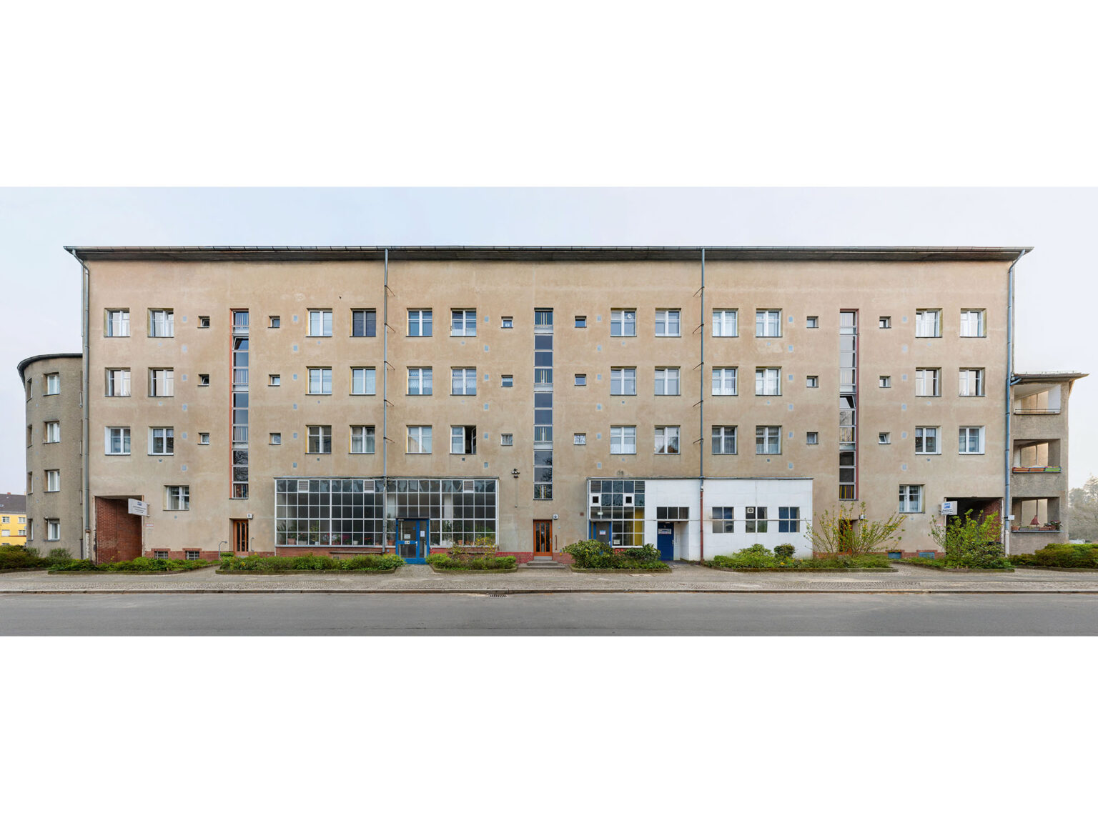 Frontansicht der Fassade - vorher